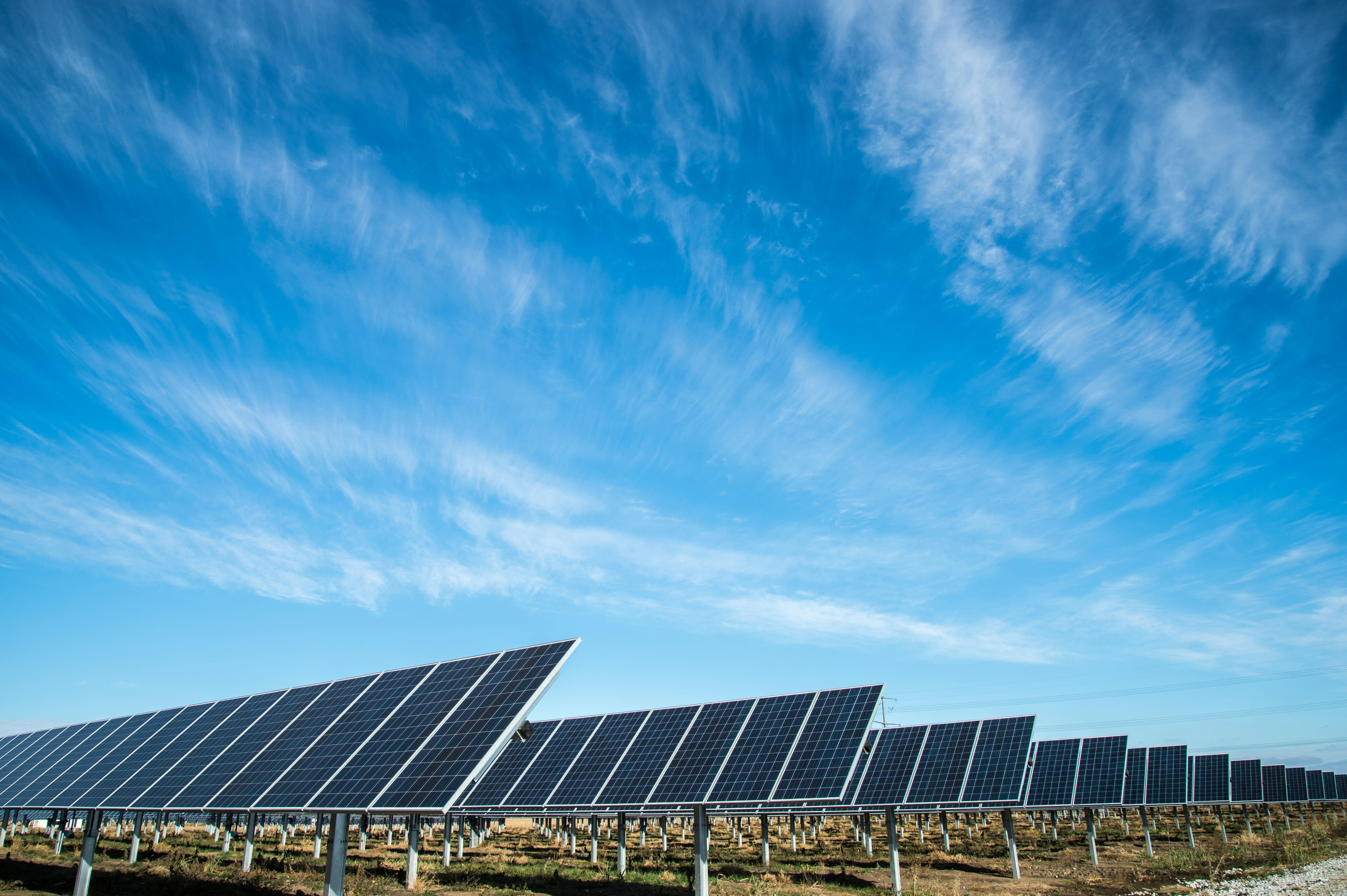 Installation de panneaux solaires sur toiture d'un bâtiment industriel avec technicien certifié RGE